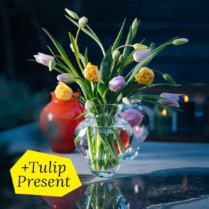 MONI flowervase 期間限定！チューリップ10本をプレゼント